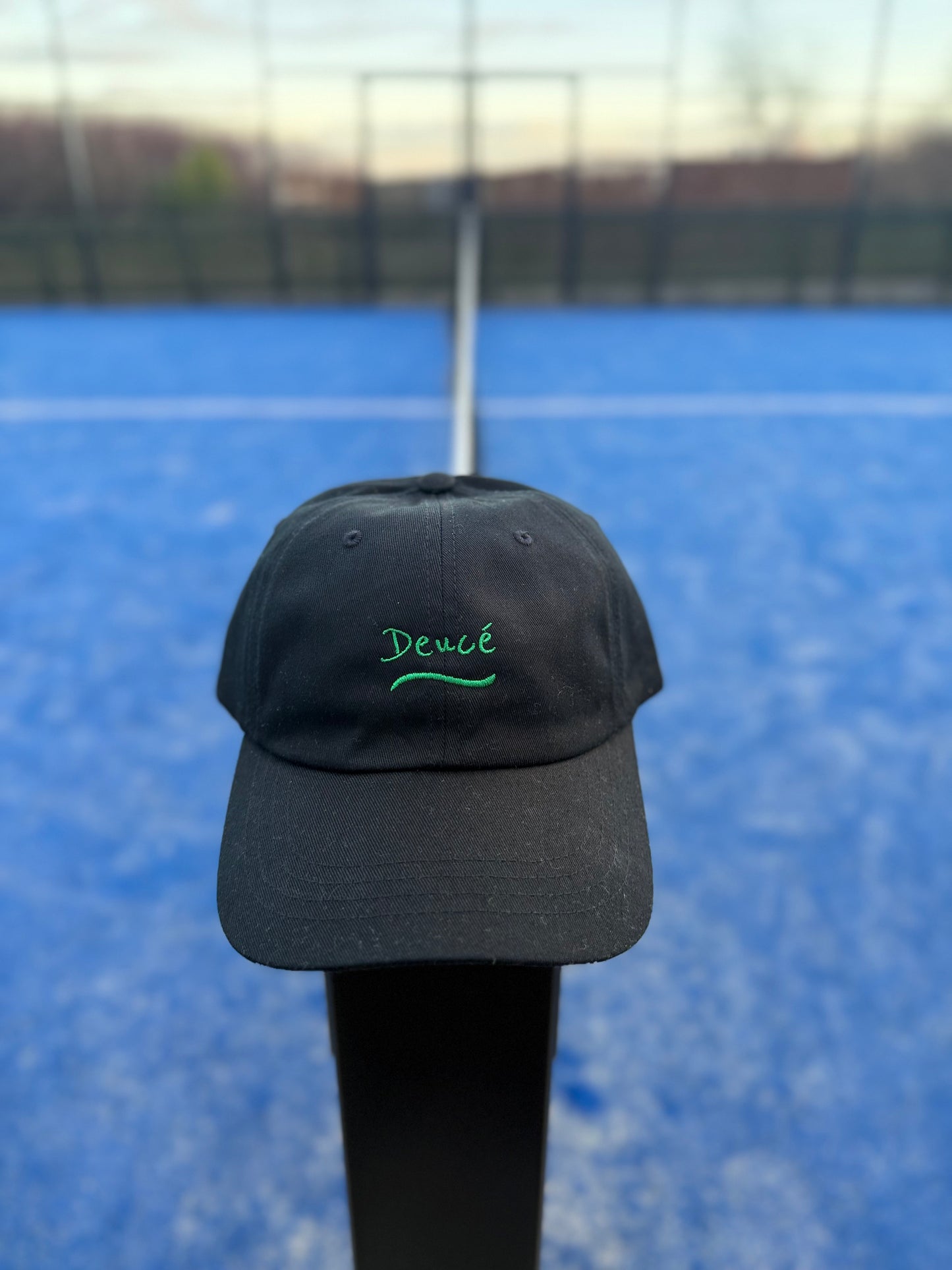 Deucé black dad cap